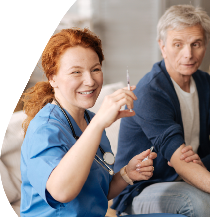 Connect with a dedicated caregiver for <span></noscript>your needs</span> 